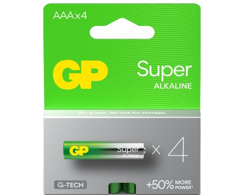 Батарейка Gp AAA LR3 Super Alcaline * 4 (24A21-SB4 / 4891199218224)