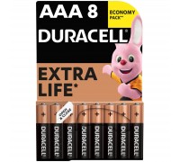 Батарейка Duracell AAA лужні 8 шт. в упаковці (5000394203341 / 81480364)