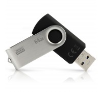 USB флеш накопичувач Goodram 64GB Twister Black USB 3.0 (UTS3-0640K0R11)