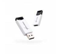 USB флеш накопичувач eXceleram 64GB H2 Series White/Black USB 2.0 (EXU2H2W64)