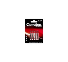 Батарейка Camelion AAA LR03 Plus Alkaline * 4 (LR03-BP4)