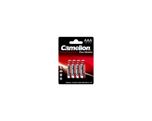 Батарейка Camelion AAA LR03 Plus Alkaline * 4 (LR03-BP4)