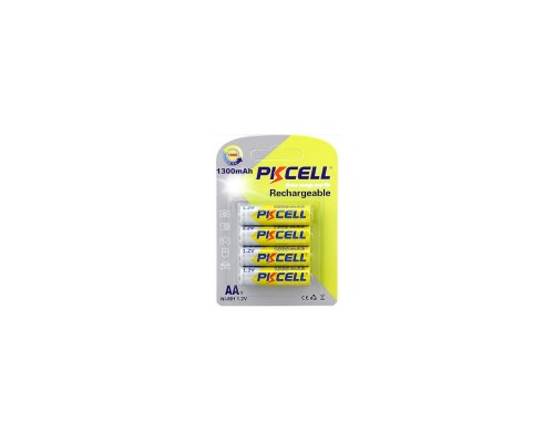 Акумулятор PkCell AA R6 NiMH 1300mAh * 4 (PC/AA1300-4BR)