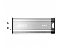 USB флеш накопичувач AddLink 64GB U25 Silver USB 2.0 (ad64GBU25S2)