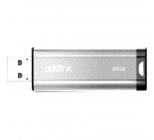 USB флеш накопичувач AddLink 64GB U25 Silver USB 2.0 (ad64GBU25S2)