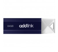 USB флеш накопичувач AddLink 64GB U12 Dark Blue USB 2.0 (ad64GBU12D2)