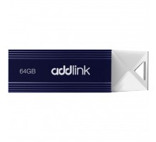 USB флеш накопичувач AddLink 64GB U12 Dark Blue USB 2.0 (ad64GBU12D2)