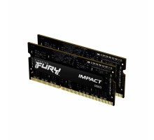 Модуль пам'яті для ноутбука SoDIMM DDR4 16GB (2x8GB) 2666 MHz Fury Impact Kingston Fury (ex.HyperX) (KF426S15IBK2/16)