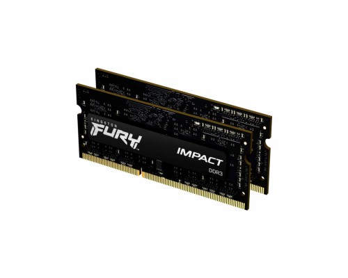 Модуль пам'яті для ноутбука SoDIMM DDR4 16GB (2x8GB) 2666 MHz Fury Impact Kingston Fury (ex.HyperX) (KF426S15IBK2/16)