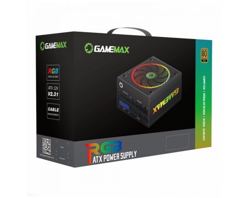 Блок живлення Gamemax 1050W 80 Gold ARGB (RGB-1050 PRO)