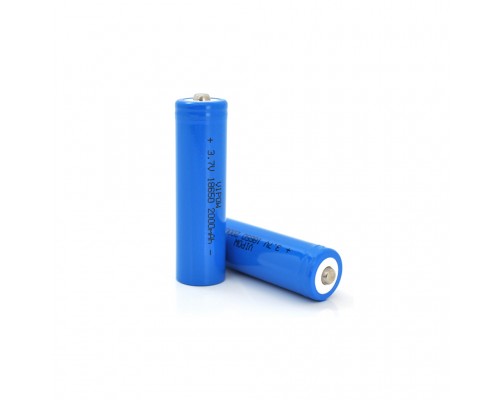 Акумулятор 18650 2000mAh, TipTop, 3.7V, Blue Vipow (ICR18650-2000mAhTT)