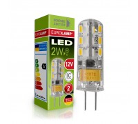 Лампочка Eurolamp LED силикон G4 2W 4000K 12V (LED-G4-0240(12))