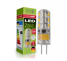 Лампочка Eurolamp LED силикон G4 2W 4000K 12V (LED-G4-0240(12))