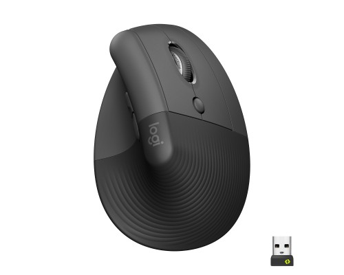 Мишка Logitech Lift Vertical Ergonomic Wireless/Bluetooth Graphite (910-006473)