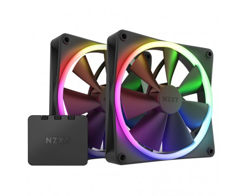 Кулер до корпусу NZXT F140RGB Twin (Black) (RF-R14DF-B1)