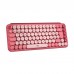 Клавіатура Logitech POP Keys Wireless Mechanical Keyboard UA Rose (920-010737)