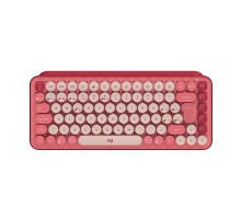 Клавіатура Logitech POP Keys Wireless Mechanical Keyboard UA Rose (920-010737)