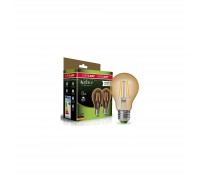 Лампочка Eurolamp A60 8W E27 2700K (deco) акция 1+1 new (MLP-LED-A60-08273(Amber)new)