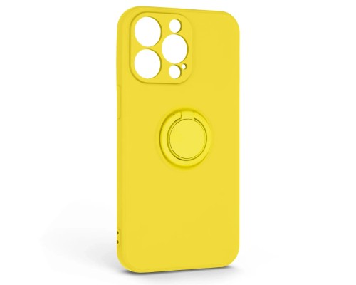 Чохол до мобільного телефона Armorstandart Icon Ring Apple iPhone 13 Pro Yellow (ARM68667)