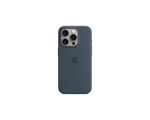 Чохол до мобільного телефона Apple iPhone 15 Pro Silicone Case with MagSafe Storm Blue (MT1D3ZM/A)