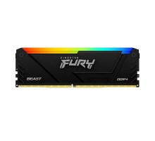 Модуль пам'яті для комп'ютера DDR4 8GB 3200 MHz Beast RGB Kingston Fury (ex.HyperX) (KF432C16BB12A/16)