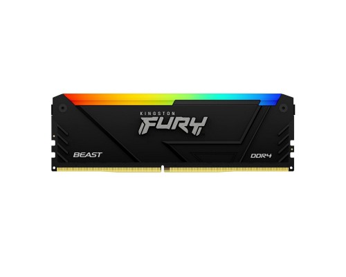 Модуль пам'яті для комп'ютера DDR4 8GB 3200 MHz Beast RGB Kingston Fury (ex.HyperX) (KF432C16BB12A/16)