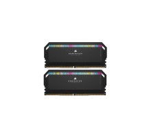 Модуль пам'яті для комп'ютера DDR5 32GB (2x16GB) 6000 MHz Dominator Platinum RGB Black Corsair (CMT32GX5M2X6000C36)