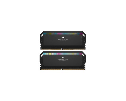 Модуль пам'яті для комп'ютера DDR5 32GB (2x16GB) 6000 MHz Dominator Platinum RGB Black Corsair (CMT32GX5M2X6000C36)