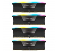 Модуль пам'яті для комп'ютера DDR5 96GB (4x24GB) 6000 MHz Vengeance RGB Black Corsair (CMH96GX5M4B6000C30)