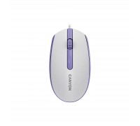 Мишка Canyon M-10 USB White Lavender (CNE-CMS10WL)