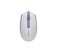 Мишка Canyon M-10 USB White Lavender (CNE-CMS10WL)