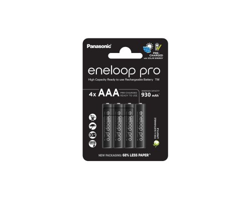 Акумулятор Panasonic Eneloop AAA 930 mAh Pro NI-MH * 4 (BK-4HCDE/4CP)