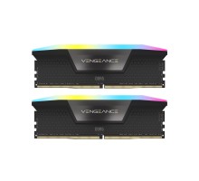 Модуль пам'яті для комп'ютера DDR5 64GB (2x32GB) 6000 MHz Vengeance RGB Corsair (CMH64GX5M2B6000C38)