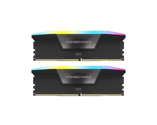 Модуль пам'яті для комп'ютера DDR5 64GB (2x32GB) 6000 MHz Vengeance RGB Corsair (CMH64GX5M2B6000C38)