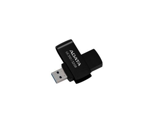 USB флеш накопичувач ADATA 32GB UC310 Black USB 3.0 (UC310-32G-RBK)