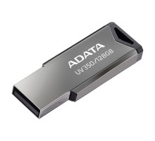 USB флеш накопичувач ADATA 128GB UV350 Metallic USB 3.1 (AUV350-128G-RBK)