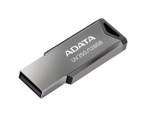 USB флеш накопичувач ADATA 128GB UV350 Metallic USB 3.1 (AUV350-128G-RBK)