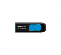 USB флеш накопичувач ADATA 256GB UV128 Black/Blue USB 3.2 (AUV128-256G-RBE)