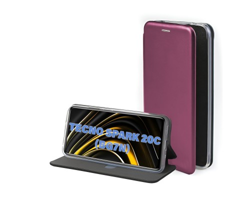 Чохол до мобільного телефона BeCover Exclusive Tecno Spark 20C (BG7n) Burgundy (711246)