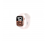 Смарт-годинник Apple Watch Series 10 GPS 42mm Rose Gold Aluminium Case with Light Blush Sport Band - S/M (MWWH3QH/A)