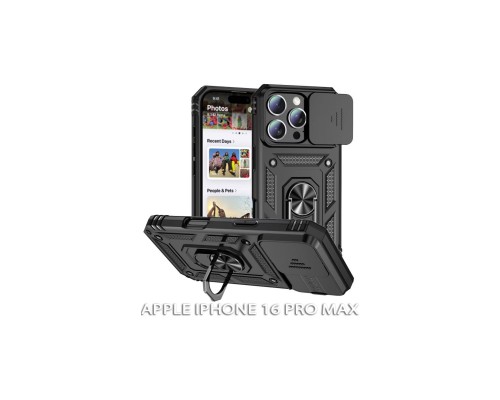 Чохол до мобільного телефона BeCover Military Apple iPhone 16 Pro Max Black (712156)