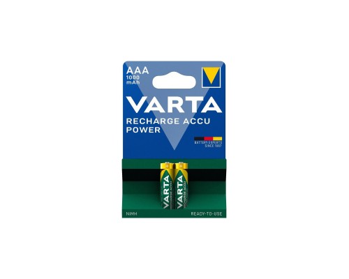 Акумулятор Varta Rechargeable Accu 1000mAh NI-MH * 2 (05703301402)