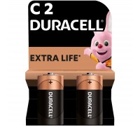 Батарейка Duracell C LR14 лужна 2шт. в упаковці (5000394052529 / 81483545)