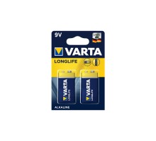 Батарейка Varta Longlife 9V 6LR61 *2 (04122101412)