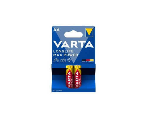 Батарейка Varta AA Longlife Max Power лужна * 2 (04706101412)