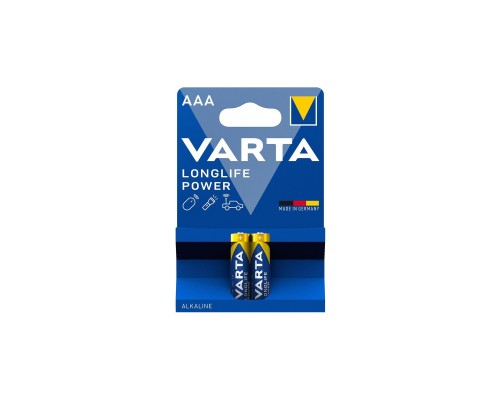 Батарейка Varta AAA Longlife Power лужна * 2 (04903121412)