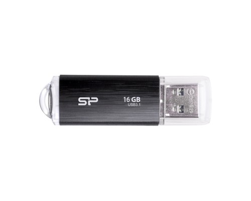 USB флеш накопичувач Silicon Power 16GB Blaze B02 Black USB 3.0 (SP016GBUF3B02V1K)