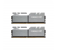 Модуль пам'яті для комп'ютера DDR4 16GB (2x8GB) 3200 MHz Trident Z Silver H/ White G.Skill (F4-3200C16D-16GTZSW)