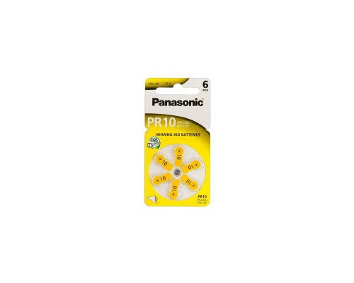 Батарейка Panasonic PR10 / PR230 (1.4V) * 6 (PR-230/6LB)