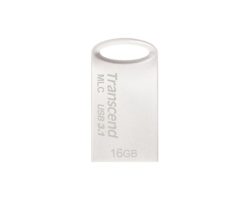 USB флеш накопичувач Transcend 16GB JetFlash 720 Silver Plating USB 3.1 (TS16GJF720S)